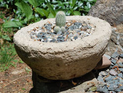 hypertuffa cactus planter