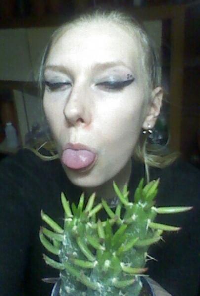 Me and my opuntia 'eves needles&quot;