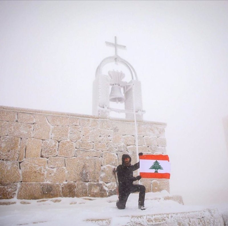 Me on the highest church in the middle east. Elevation: 2800m