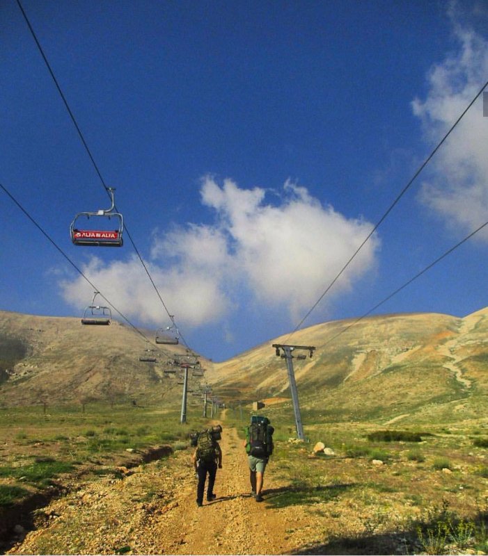 Hike up the ski slopes. Im the short one :D