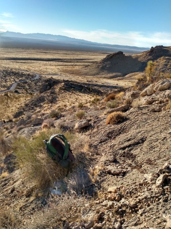 looking west ...Nevada is behind the ridge in the distance.